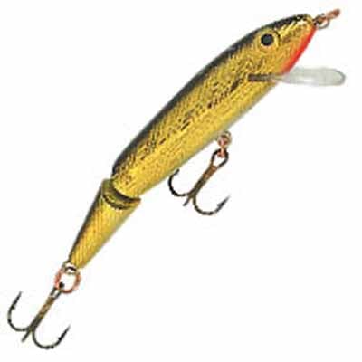 RJ10-02 Rebel Jointed Minnow, 3.5 - Gold-Black