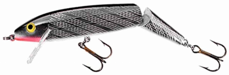 RJ10-01 Rebel Jointed Minnow, 3.5 - Silver-Black