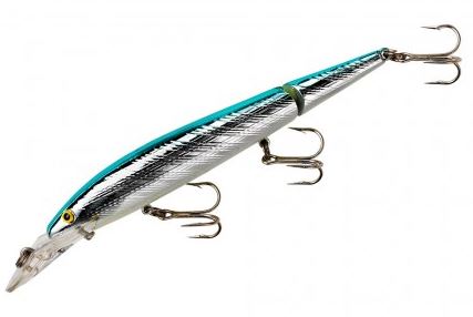 RJ10-03 Rebel Jointed Minnow, 3.5 - Silver-Blue