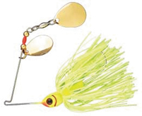 BYBCC38-617 Booyah Double Color Spinner bait, 0.38 oz. - Chartreuse