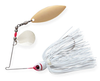 Booyah Tandem Spinner bait - 0.38 oz. - Snow White
