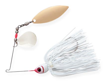 Booyah Tandem Spinner bait - Snow White - 0.5 oz.