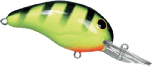 B100-06 Bandit Mid Range, 0.25 - Chartreuse-Black Stripe