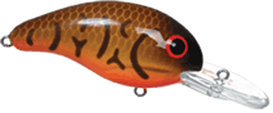 B200-04 Bandit Deep Diver, 0.25 - Crawfish-Orange Belly