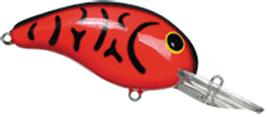 B200-38 Bandit Deep Diver, 0.25 - Red Crawfish