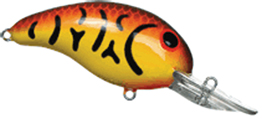 B200-26 Bandit Deep Diver, 0.25 - Spring Craw With Yellow
