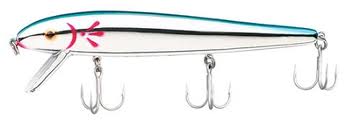CC10-06 1oz. Cotton Cordell Red Fin 7 in., Chrome & Blue Back