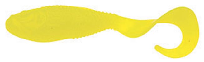 4 in. Gulp Salt Water Mullet, Chartreuse