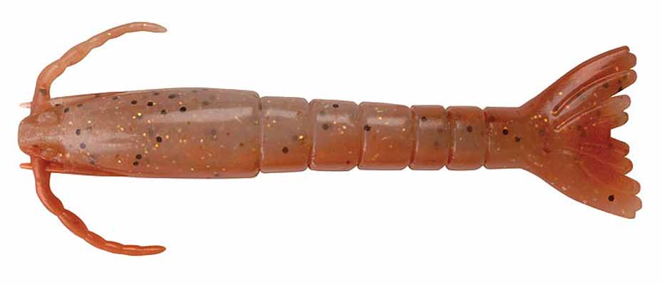 BGASHPSH3-NP  Gulp Alive Shrimp Half Pint 3 in., New Penny