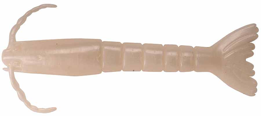 BGASHPSH3-PW  Gulp Alive Shrimp Half Pint 3 in., Pearl White