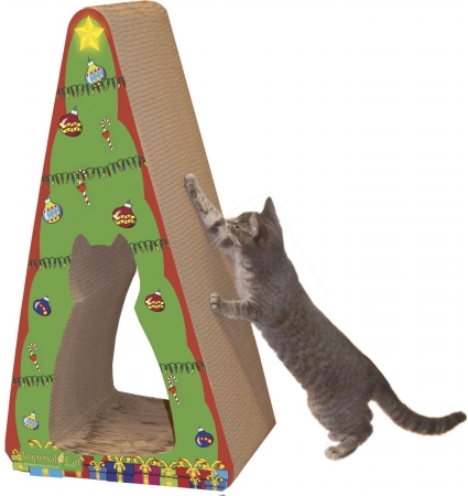 ImperialCat 01124 2 in 1 Giant Christmas Tree Scratch and Shape