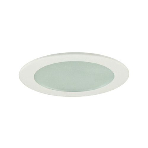 Flat Shower Trim With Frosted Glass, Chrome