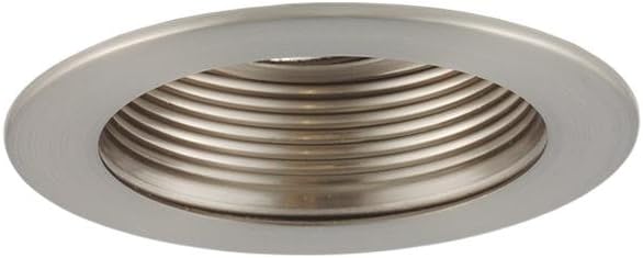 4 in. Low Voltage Adjustable Step Baffle Trim, Satin Chrome