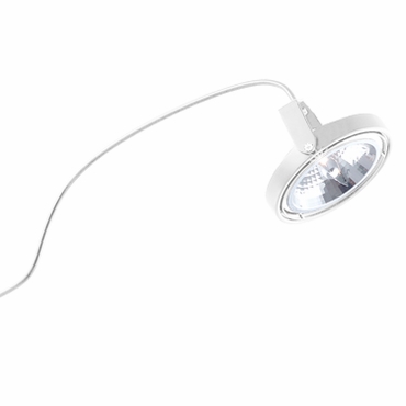 Low Voltage Series 153 With 18 in. Steel Arm, Fixed Mount White