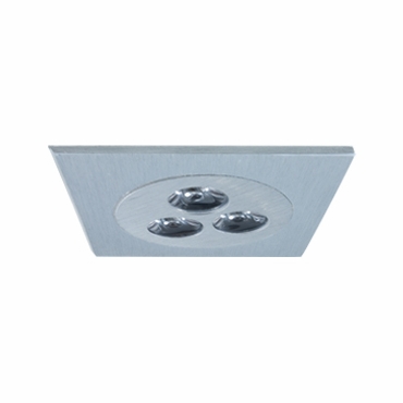 Jesco Lighting PK712LED3830BA Fixed 3-Light LED Slim Disk.- Brushed Aluminum