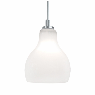 Jesco Lighting QAP772-WH-SN 1 - Light Monorail Quick Adapt Low Voltage Pendant - White - Satin Nickel