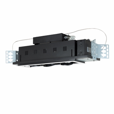 3 - Light Double Gimbal Linear Recessed Line Voltage Fixture.