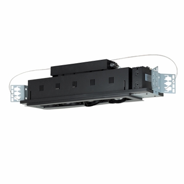 4 - Light Double Gimbal Linear Recessed Line Voltage Fixture.