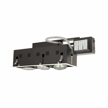 3 - Light Double Gimbal Linear Recessed Fixture Low Voltage