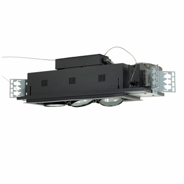3 - Light Double Gimbal Linear Recessed Low Voltage Fixture