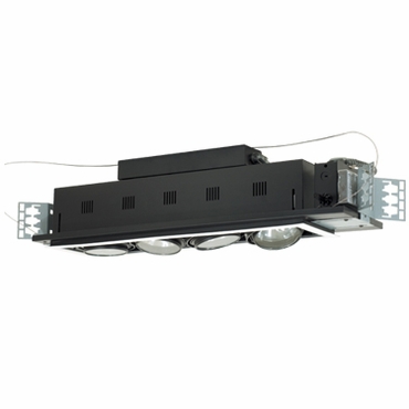 4 - Light Double Gimbal Linear Recessed Low Voltage Fixture