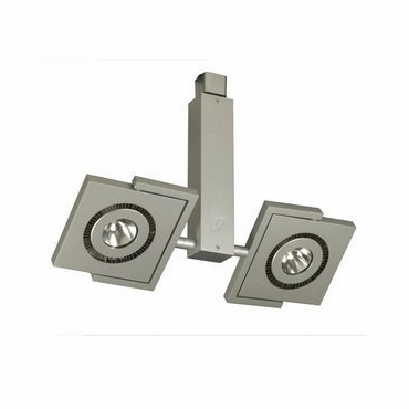 Jesco Lighting HL52430S 2 Light Led Track Head - H System - Contempo Series.