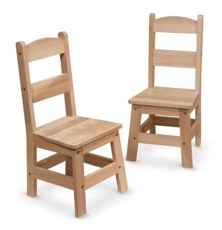 Picture of Melissa And Doug 8789 Wooden Chair Pair