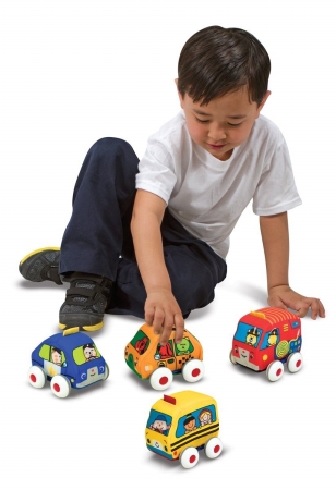 Picture of Melissa And Doug 9168 Pull-Back Vehicles