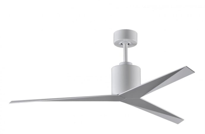 Picture of Atlas EK-WH-WH Eliza Three Bladed Paddle Fan in Gloss White With Gloss White Blades