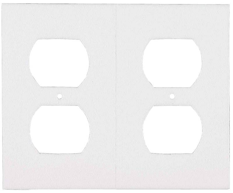 Sealer Outlet Plate Foam White 87916