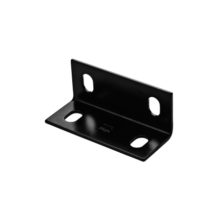 2.1 in. H X 5 in. W X 0.125 in. D Black Carbon Steel Inside/Outside Wide Corner Br