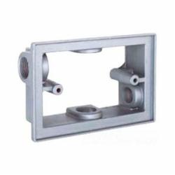 Electrical Box Hardware, 1 Gang, Die-Cast Metal, Outlet Box Type