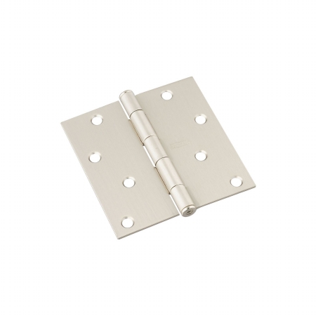 4 in. L Satin Nickel Door Hinge 1 pk
