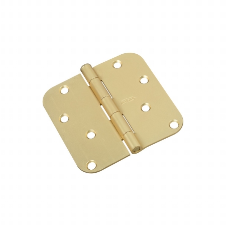 National Hardware 4 in. L Satin Brass Door Hinge 1 pk
