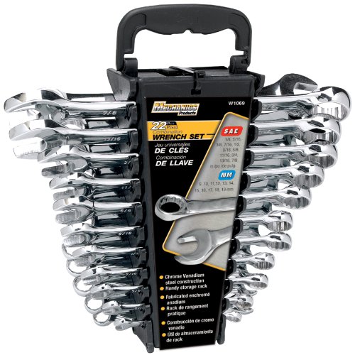 W1069 22Pc Combo Wrench Set W1069