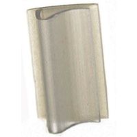Cable Clip, PVC, 9/16 in Bundle Dia., Gray, 1 in L