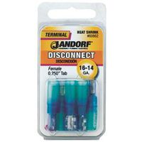 Term Disc F Heat Shrink .25Tab 60862