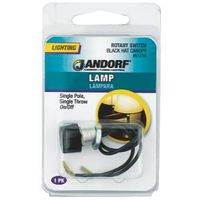 Switch Rotary Black Hat On/Off 61216