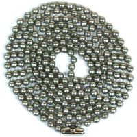 Chain Beaded 3Ft Brshd Pewter 60324