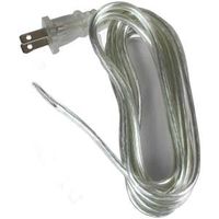 Cord Lamp 18-2/Spt-2 8Ft Slvr 60133
