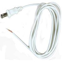 Cord Lamp 18-2/Spt-1 8Ft White 60134