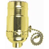 Picture of Jandorf Specialty Hardw Socket Pull Chain 3 Way Brass 60411