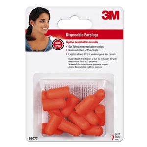 Picture of 3M Earplugs Disposable 7Pr 92077-80025T