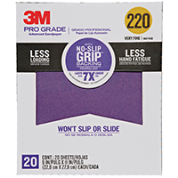 Picture of 3M Sandpaper No Slip 220G 9X11In 26220CP-P-G