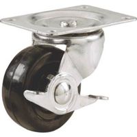 Caster Swivel 4In Rub/Blk 9512