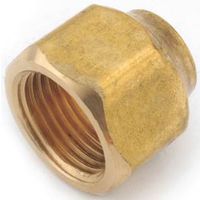 Corp Nut Flare Brass 1/2X3/8 754020-0806 Pack Of 5, 5PK
