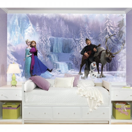 Room Mates JL1321M Disney Frozen Chair Rail Prepasted Mural - Ultra - Strippable