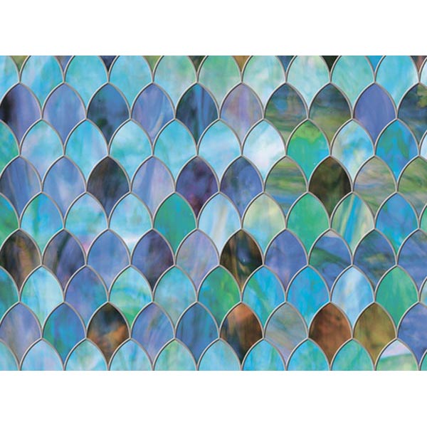 Picture of Brewster Home Fashions PF0710 Peacock Sidelight Premium Film - 11.5 in.