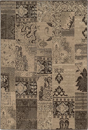 Oriental Weavers Chloe 501N4 10x13  Rectangle - Brown/ Tan-Polypropylene