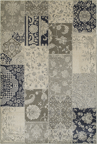Oriental Weavers Richmond 1338B 10x13  Rectangle - Ivory/ Grey-Polypropylene